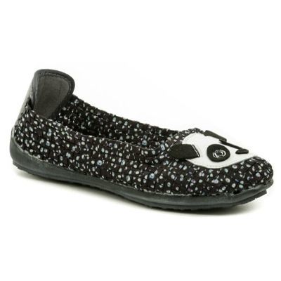 Panda Style black dámská gumičková obuv 2