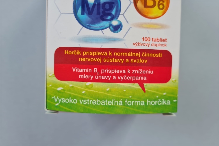 GS Magnesium + VITAMIN B6 účinky
